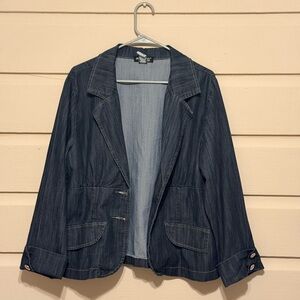 Roommates Dark Indigo Jean Blazer Jacket